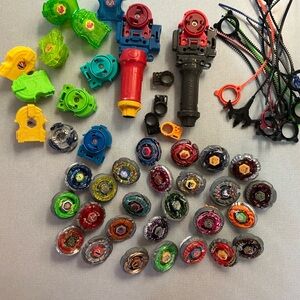 Beyblade lot of metal fight Beyblade and accessories